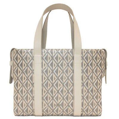 dior 072|Christian Dior Corolle Corolle CD Diamond Canvas Gray Beige .